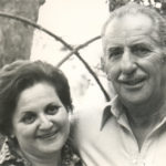 Con su esposa Carmen, 1977 (aprox.)